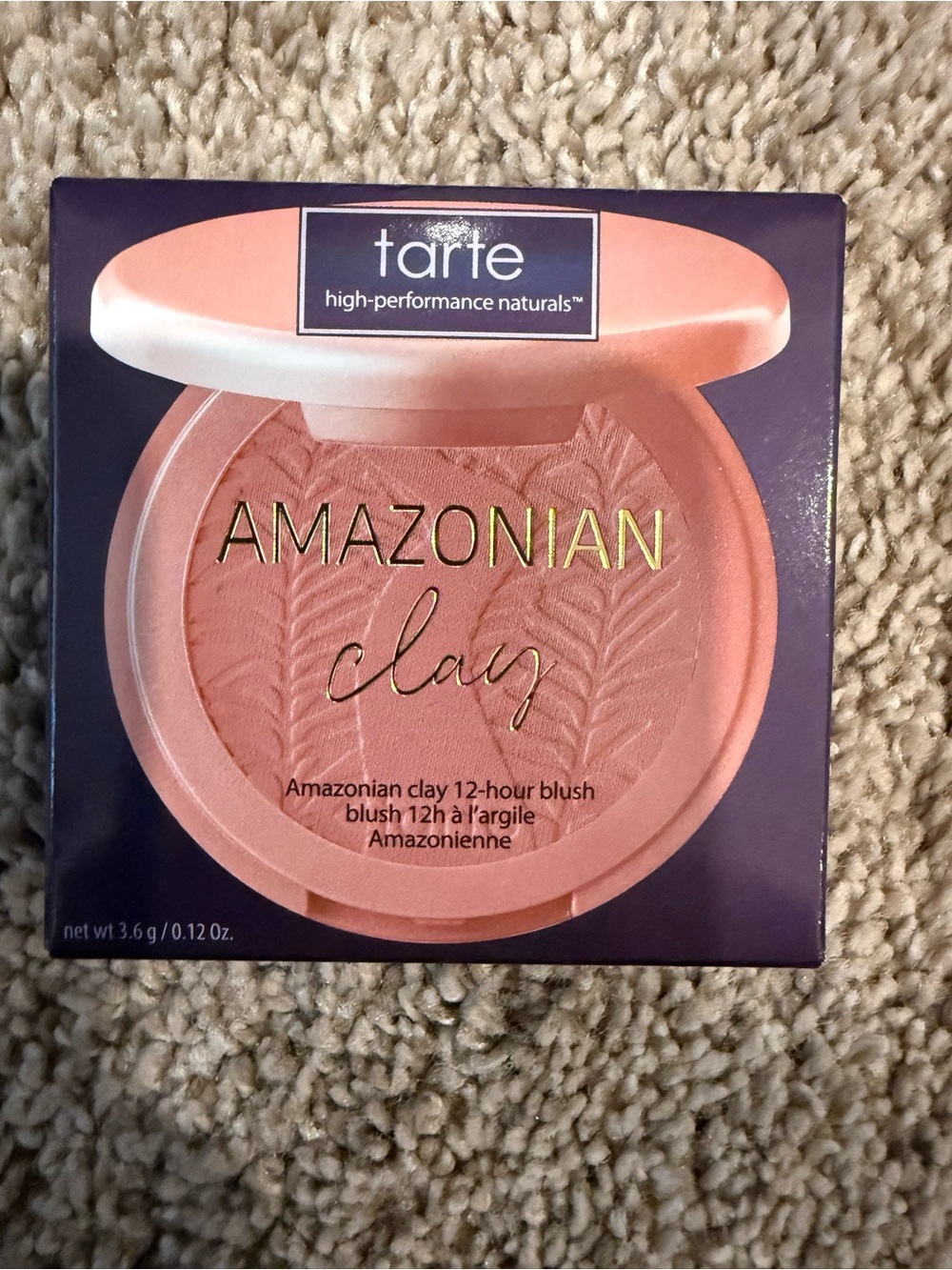 tarte Amazonian Clay Blush in Peach Pink